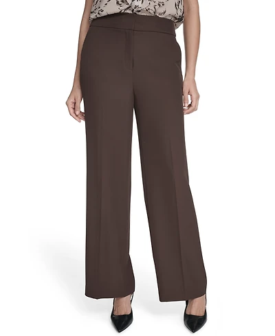 Calvin Klein Women's High-Rise Wide-Leg Pants