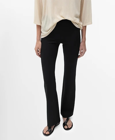 Mango Women's Flared Leggings