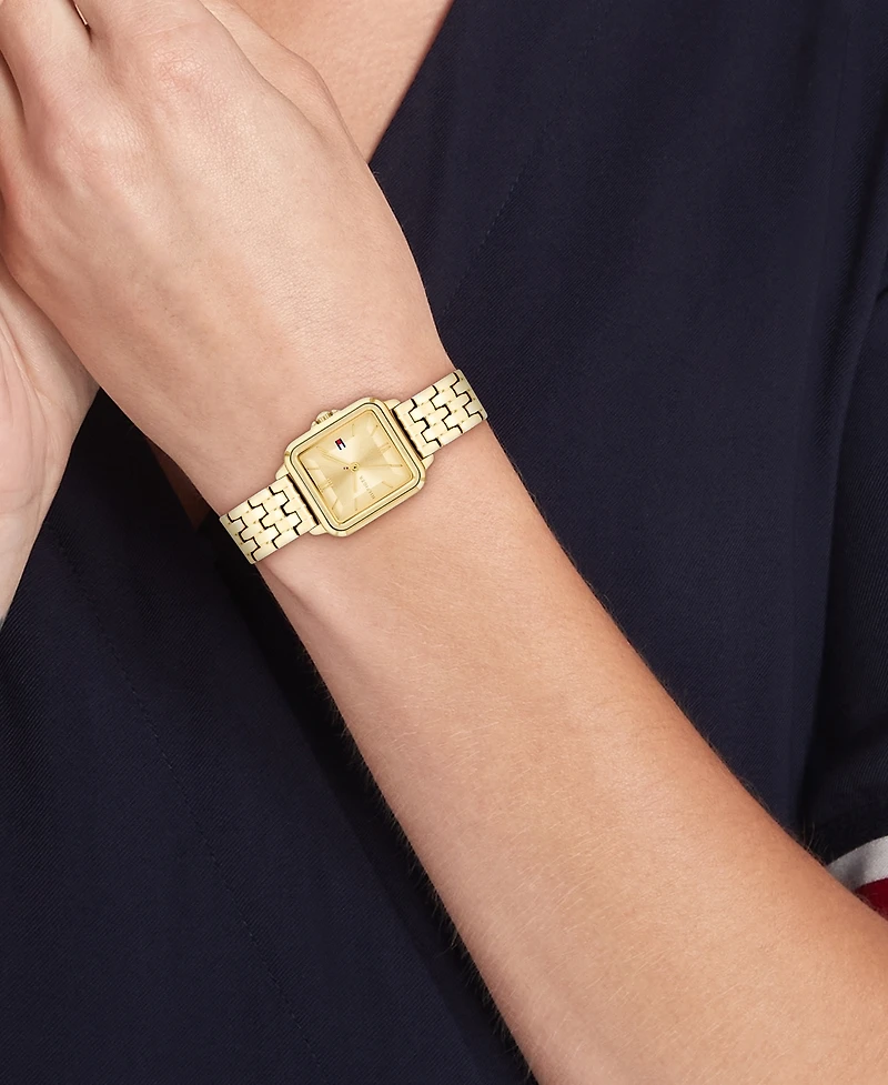 Tommy Hilfiger Women's Quartz Gold Tone Stainless Steel Bracelet Watch
