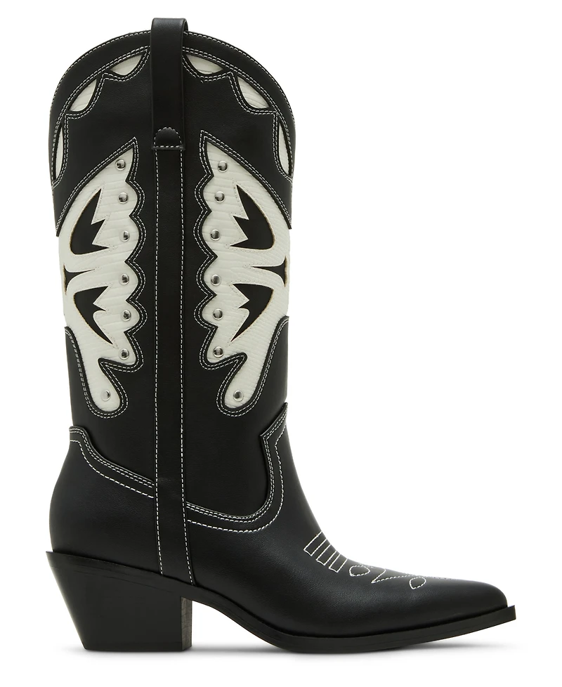 Madden Girl Women's Saloonn Novelty Cowboy Boots