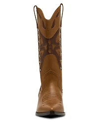 Madden Girl Women's Saloonn Novelty Cowboy Boots