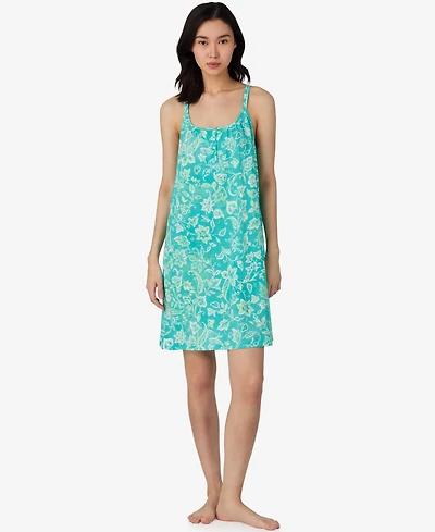 Lauren Ralph Women's Double Strap Short Nightgown