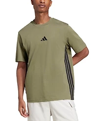 adidas Men's Essential Three-Stripes Single Jersey T-Shirt