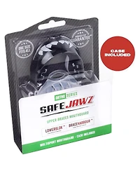 SafeJawz Ortho Sports Mouth Guard for Braces with Case and Disinfectant Spray Bundle Kit Basketball, Football, Mma, Hockey, Wrestling - Ice Pink