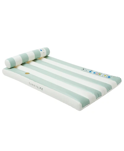 Sunnylife Luxe Lilo: Green Stripe