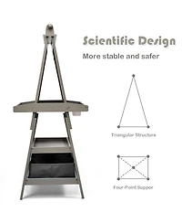 Akiudex 3-in-1 Double-Sided Storage Art Easel