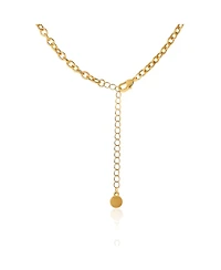 BCBGeneration Heart Charm Chunky Chain Necklace