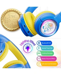 Contixo KB6 Kids Bluetooth Headphones, Safe Sound for Little Ears