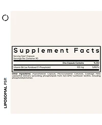 Codeage Liposomal P5P Supplement Vitamin B6 Pyridoxal-5-Phosphate B 6 Pills 3-Month Supply Active Form P5P B6 Vitamins 90 Capsules