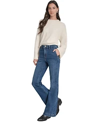 Dkny Jeans Women's High-Rise Flare Trouser