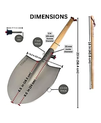 Near Zero Titanium Multi-Functional Shovel