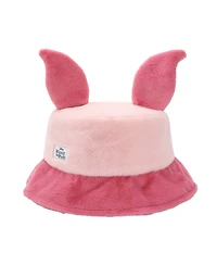 Winnie the Pooh Men's Piglet Pink Short Faux Fur Bucket Hat
