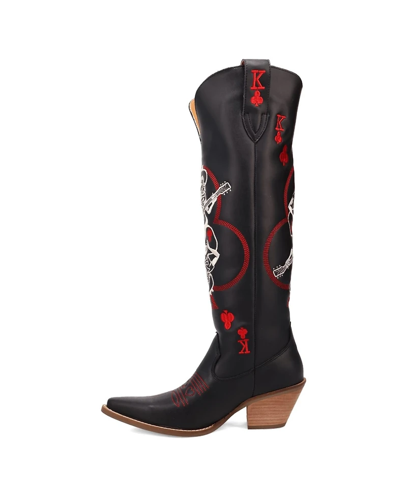 Dingo Women's King Of Clubs Leather Boot
