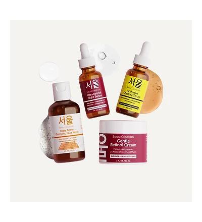 Seoul Ceuticals Korean Beauty Bundle Anti-Aging 37+ Routine Kit