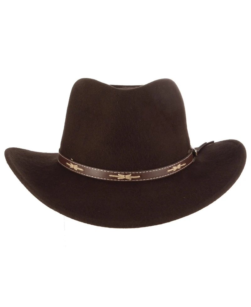 Scala Men's Felt Outback Hat