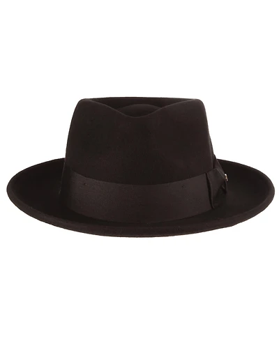 Scala Men's Felt Fedora Hat