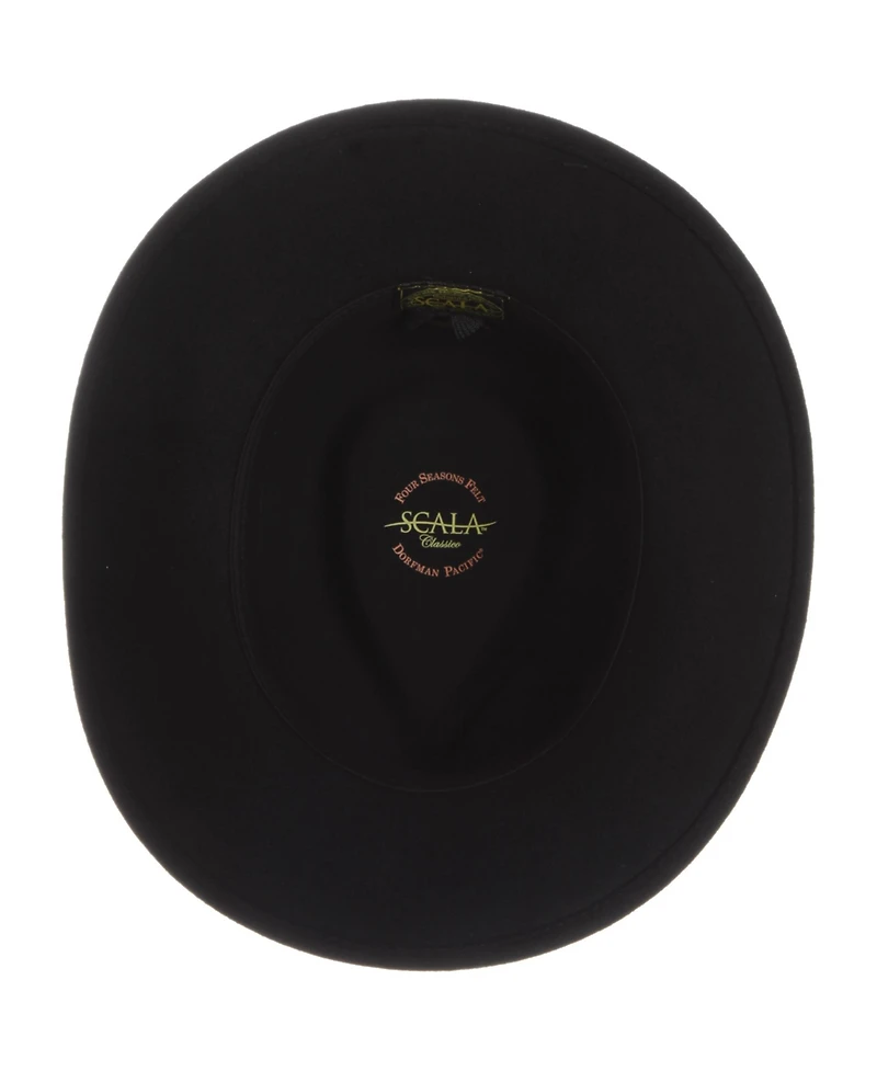 Scala Men's Crushable Felt Outback Hat