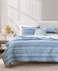 Charter Club Textured Yarn Dye 3-Pc. Quilt Set, Full/Queen, Macy's Exclusive