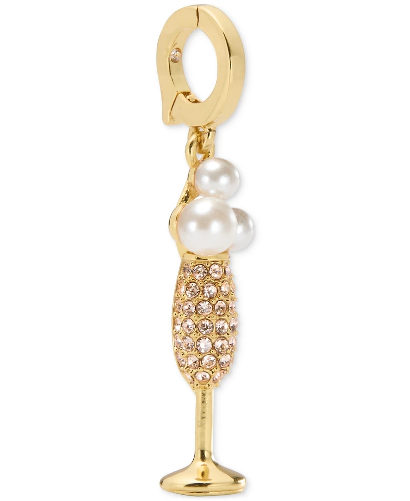 kate spade new york Gold-Tone One In A Million Champagne Charm