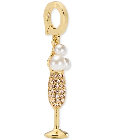kate spade new york Gold-Tone One In A Million Champagne Charm