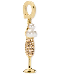 kate spade new york Gold-Tone One In A Million Champagne Charm