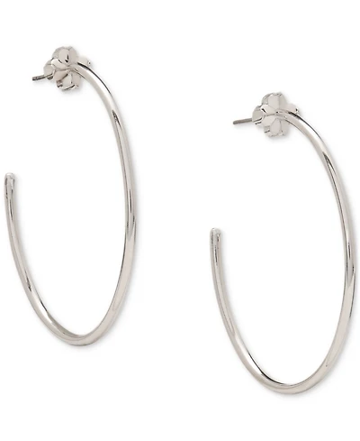 kate Spade new york Flower Medium Hoop Earrings, 1.63"