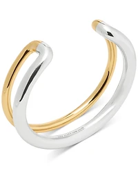 kate spade new york Two-Tone Interlock Cuff Bracelet