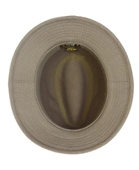 Dorfman Pacific Men's Washed Twill Safari Hat