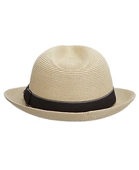Scala Men's Fine Paper Braid Fedora Hat