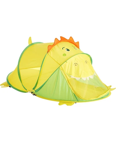 Cesicia Figural Dinosaur Pop Up Portable Play Tent with Carry Case, Green