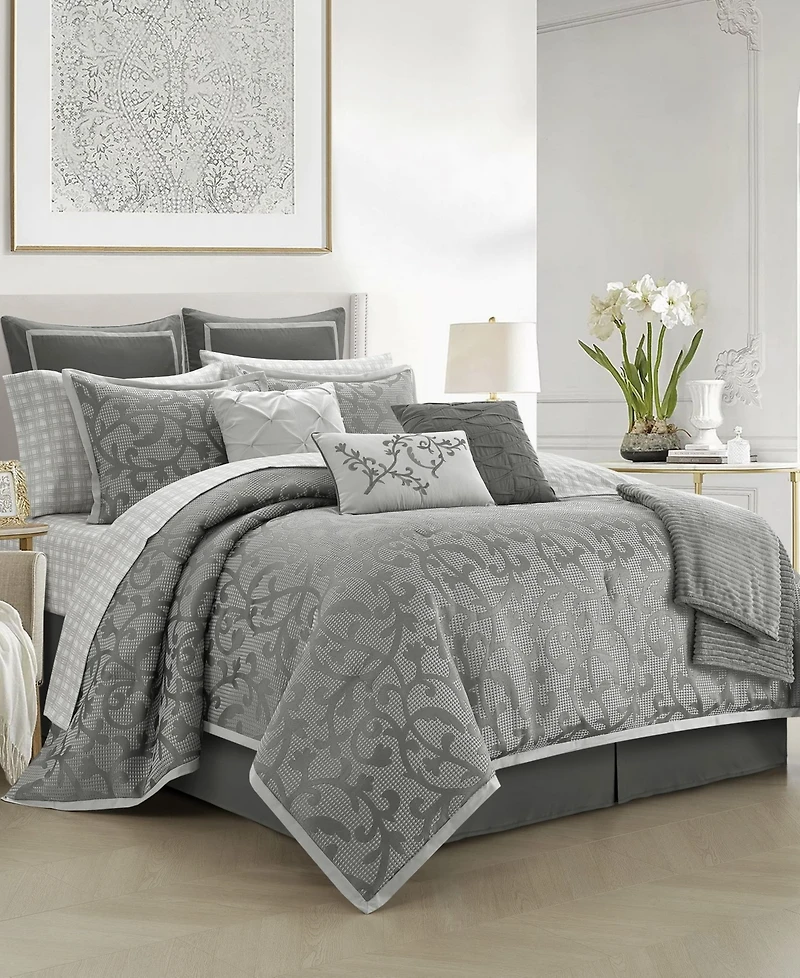 Stratford Park Johnella Paisley 14-Pc. Comforter Set