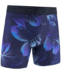 Under Armour Men's Printed Performance Tech Mesh 6" Boxer Briefs