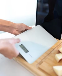 Dexas Prep-Tech Bamboo 20" x 10.5" Cutting Board and Kitchen Scale