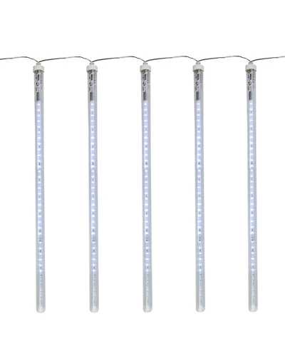 Northlight Transparent Dripping Icicle Snowfall Christmas Light Tubes