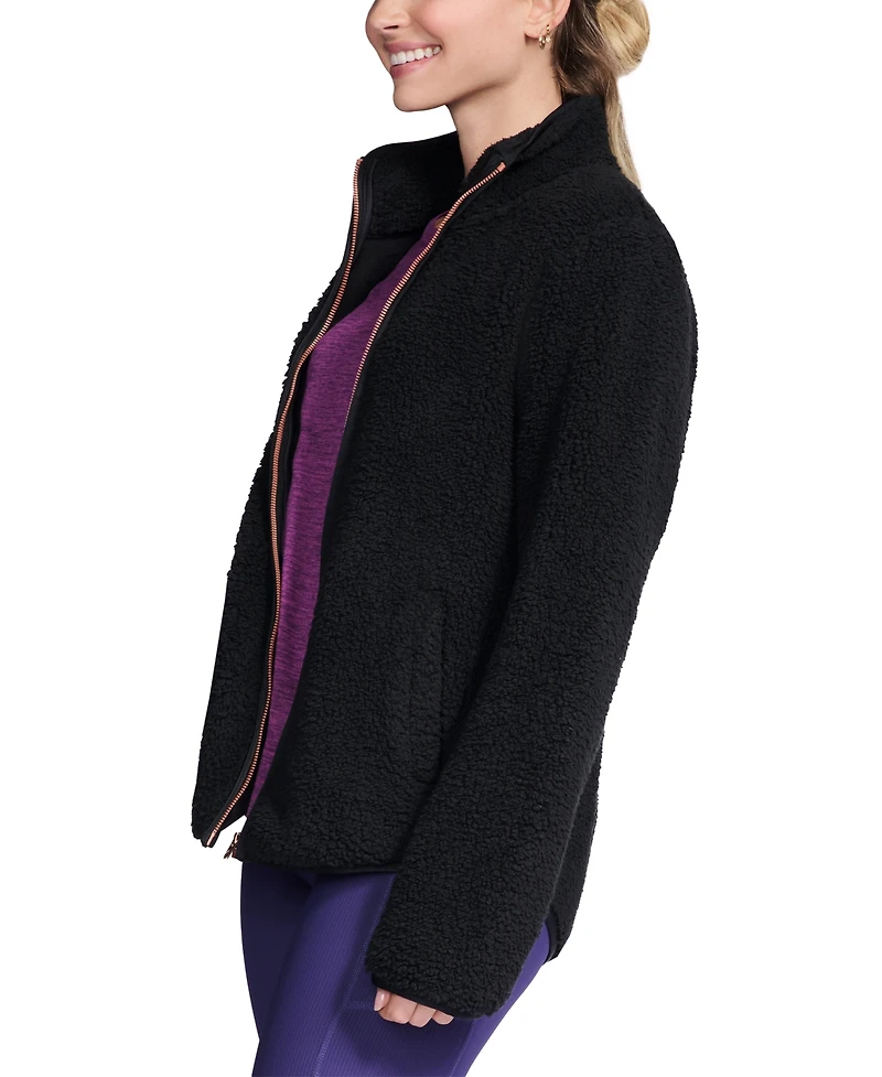 Skechers Women's Oversized Sherpa Jacket