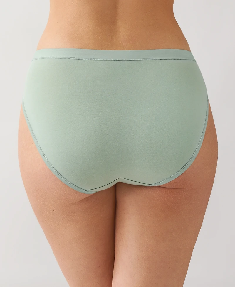 Wacoal Women's Understated Cotton Hi-Cut Underwear 879362
