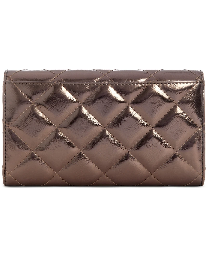 Guess Tinsley Quilted Phone Organizer Wristlet