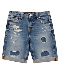 Guess Big Boys Distressed Denim Shorts