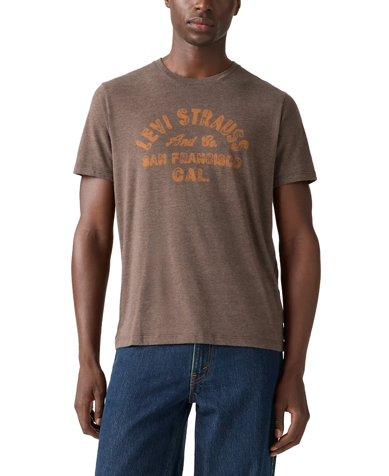 Levi's Men's Short Sleeve Logo Graphic Crewneck T-Shirt