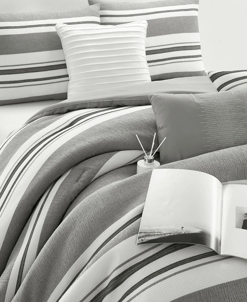 Stratford Park Cornille Stripes 7-Pc. Comforter Set