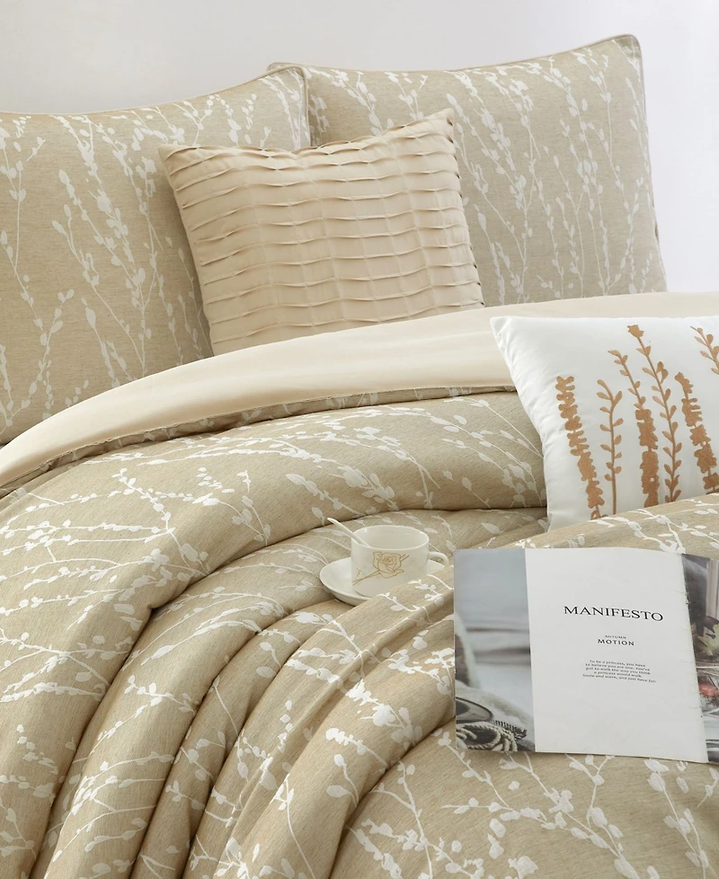 Stratford Park Priya Floral 6-Pc. Comforter Set, California King