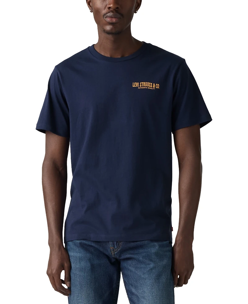Levi's Men's Short Sleeve Logo Graphic Crewneck T-Shirt