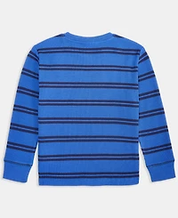 Epic Threads Toddler Boys Striped Crewneck Thermal Sweatshirt