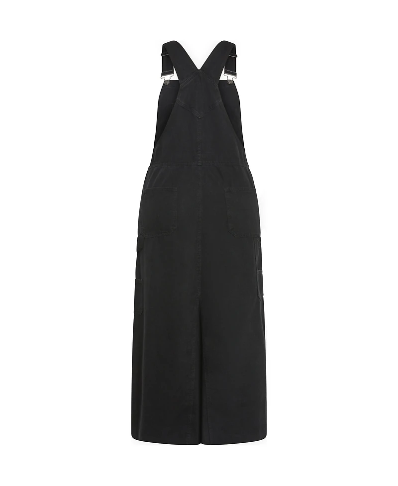 City Chic Women's Pinafore Maxi Dress