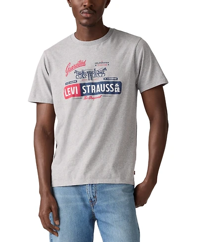 Levi's Men's Short Sleeve Logo Graphic Crewneck T-Shirt