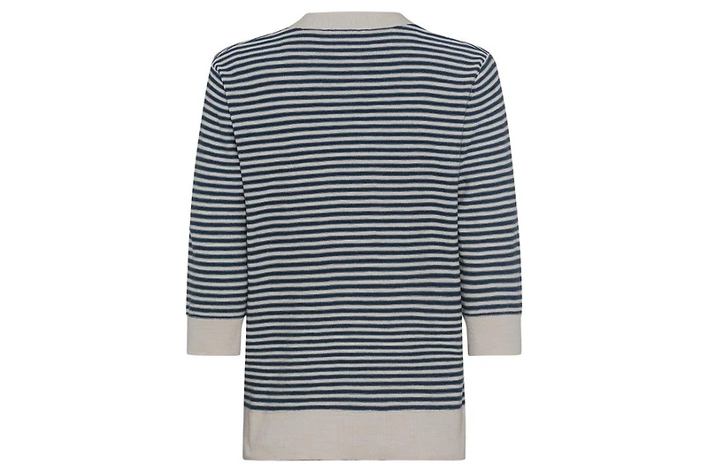 Olsen Women's Britian Striped Cotton Pullover