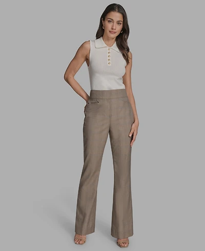 Bcbg Women's Plaid Trousers