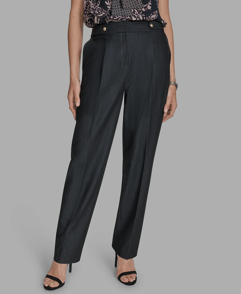 Bcbg Women's Denim Straight Leg Pants