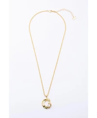 Classicharms Nicole Molten C Hoop Pendant Necklace