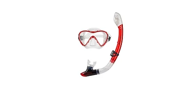 Seavenger Torpedo Tempered Glass Mask & Dry Top Snorkel Combo Set - Yellow